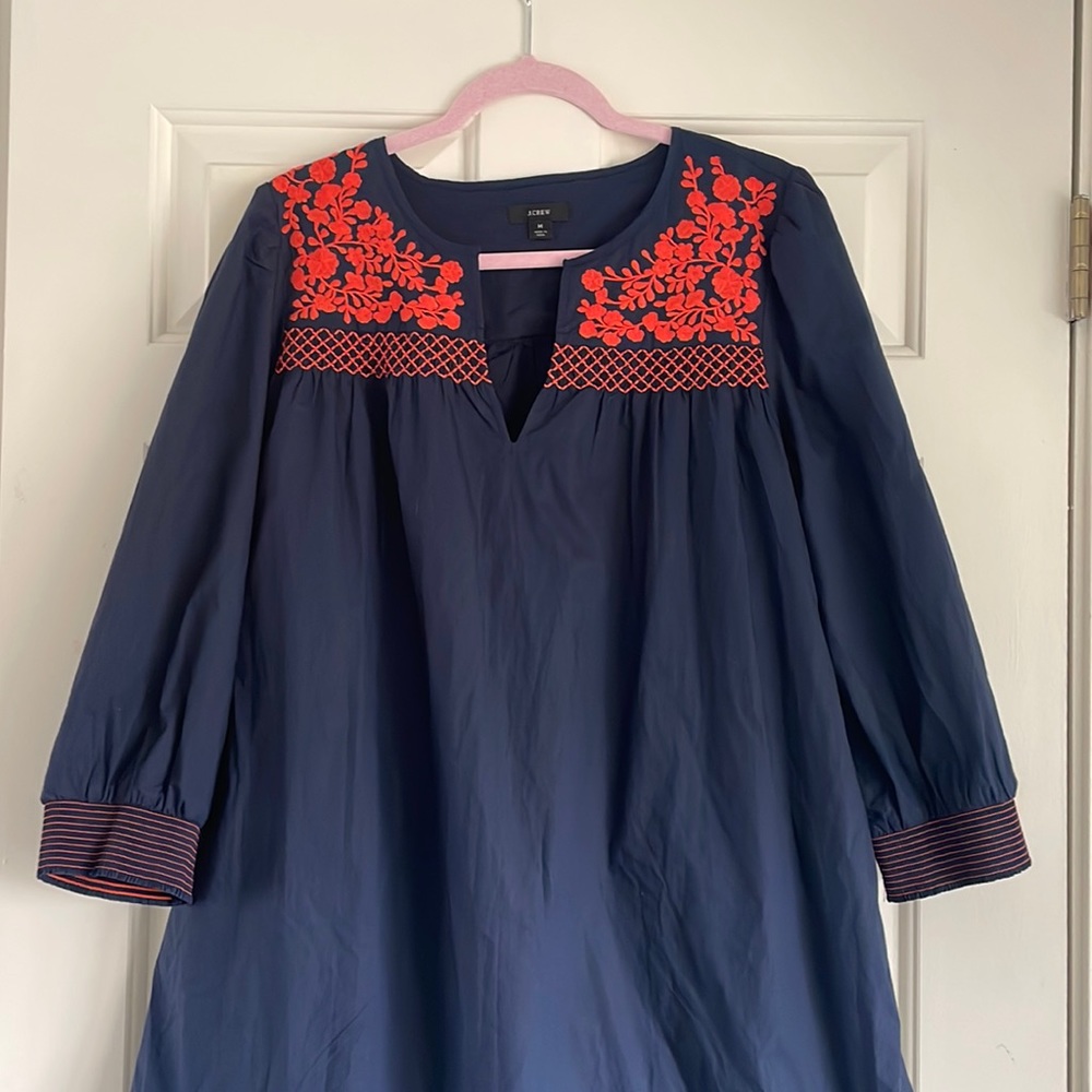 J. Crew Navy Dress